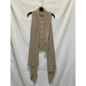 ALICE + OLIVIA Crotchet Draped Sweater
Vest Medium